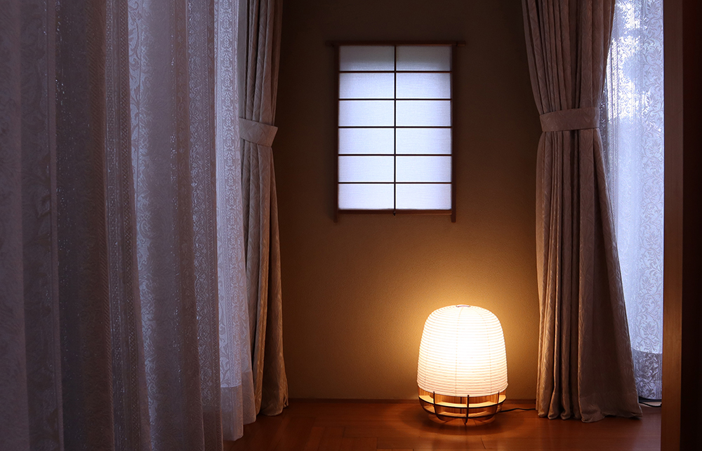 Aerofoil FS - Small Floor Lamp by Gifu Lamps Floor Lamps